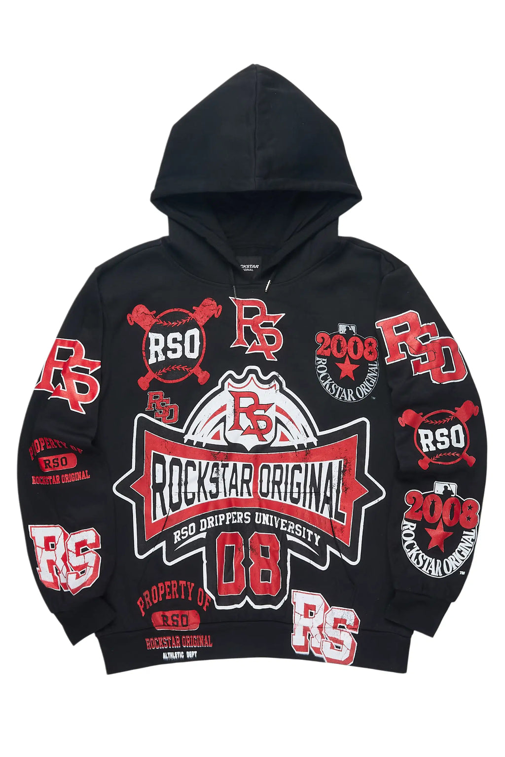 Mavrix Black Graphic Hoodie - image 1