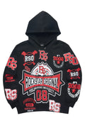 Mavrix Black Graphic Hoodie - image 1