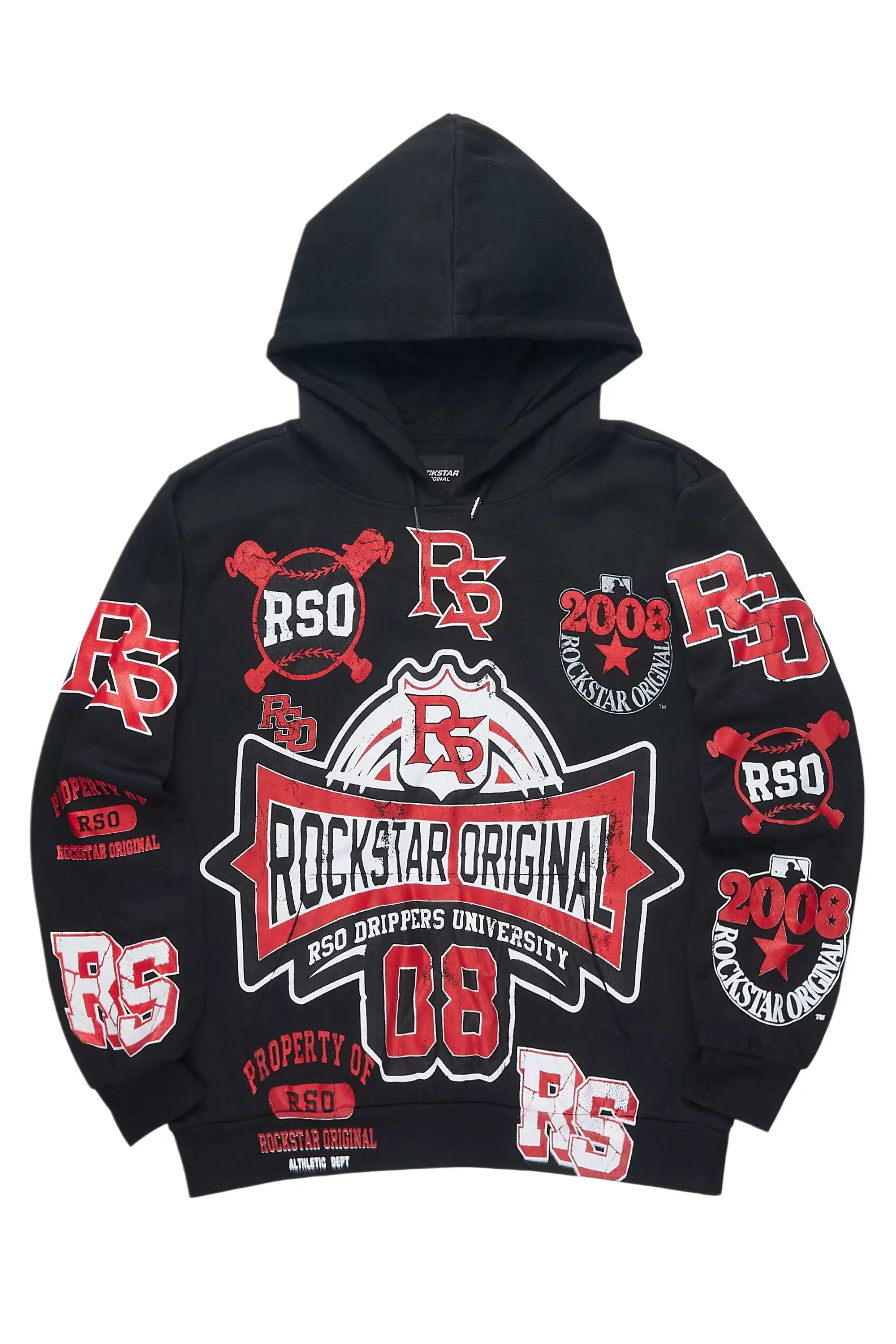 Mavrix Black Graphic Hoodie - image 1