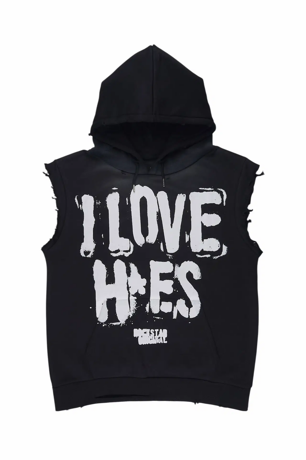 Banyan Black Cut Sleeve Hoodie - image 1