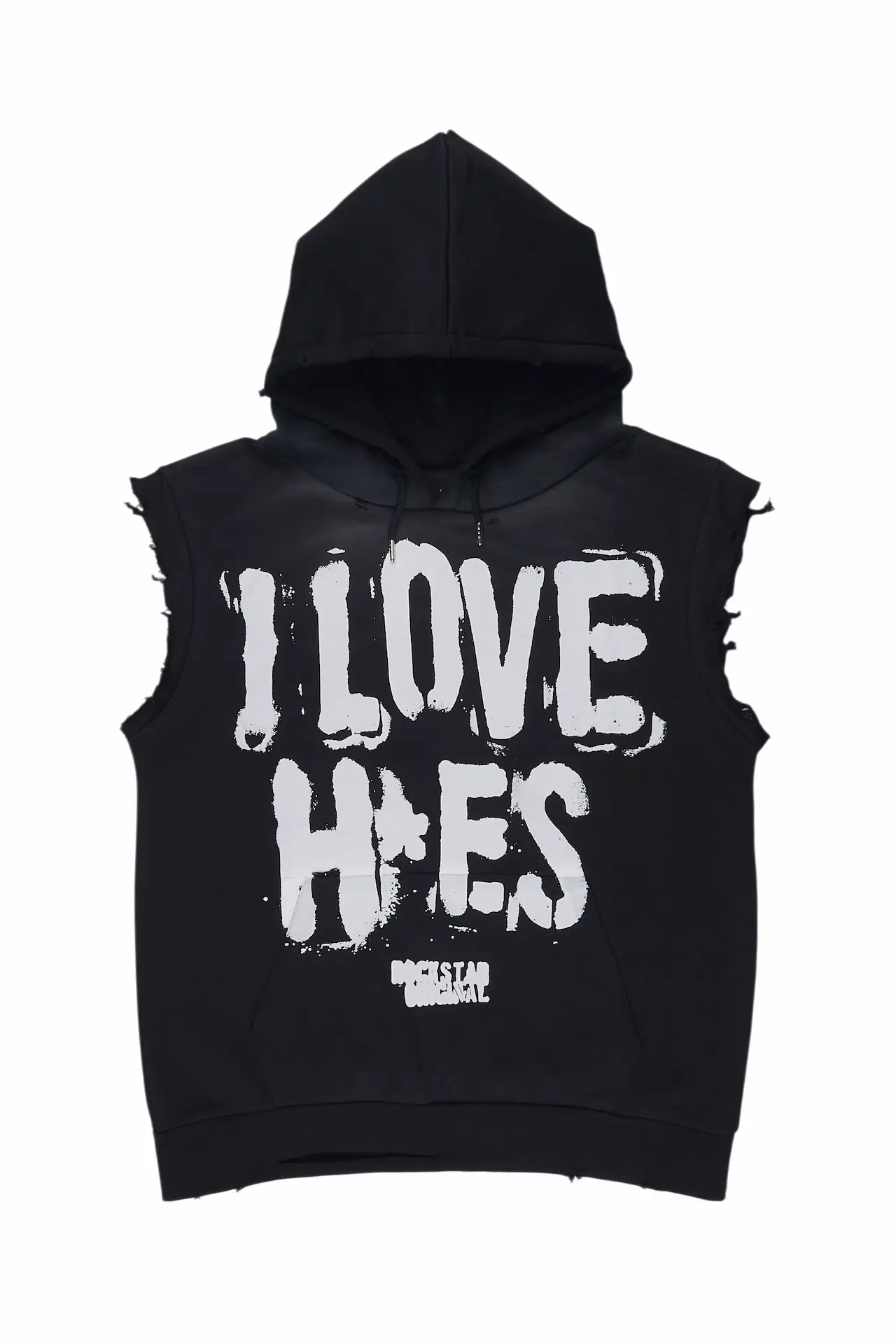 Banyan Black Cut Sleeve Hoodie - image 1