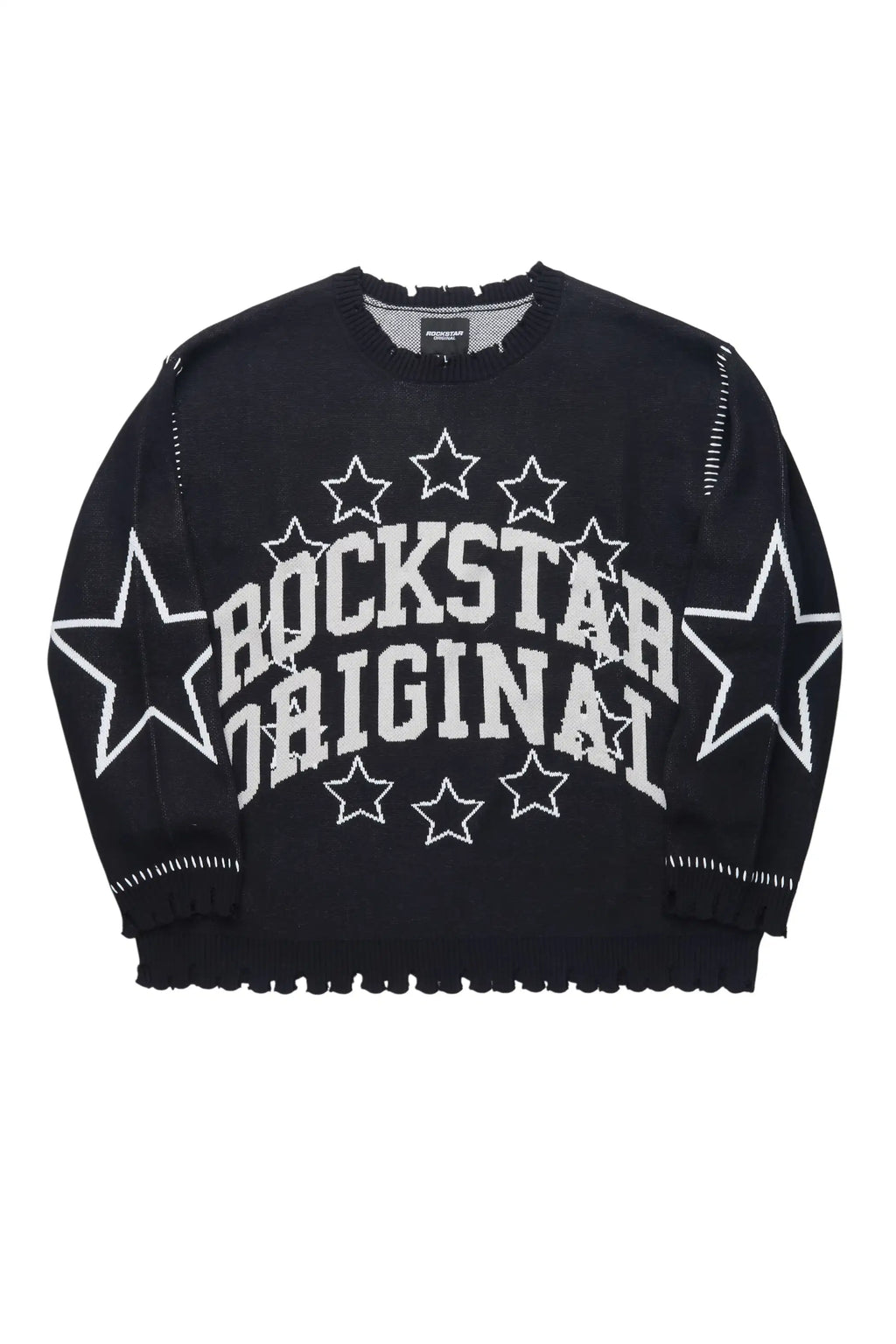 Starlux Black Knit Sweater - image 1