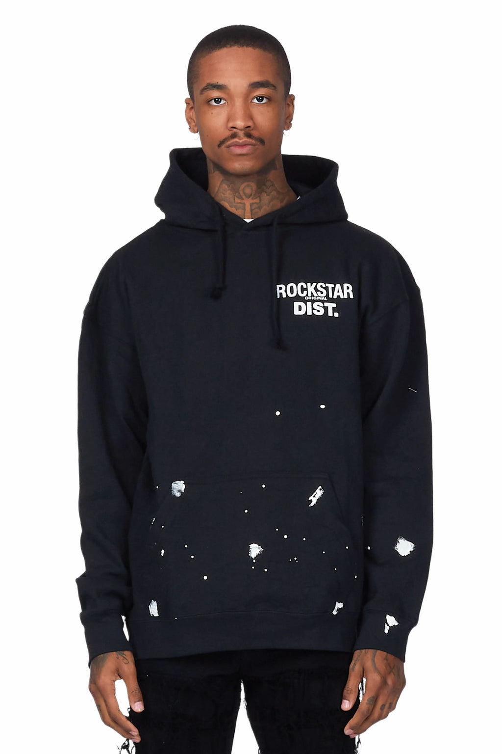Raffer Black Graphic Hoodie - image 1