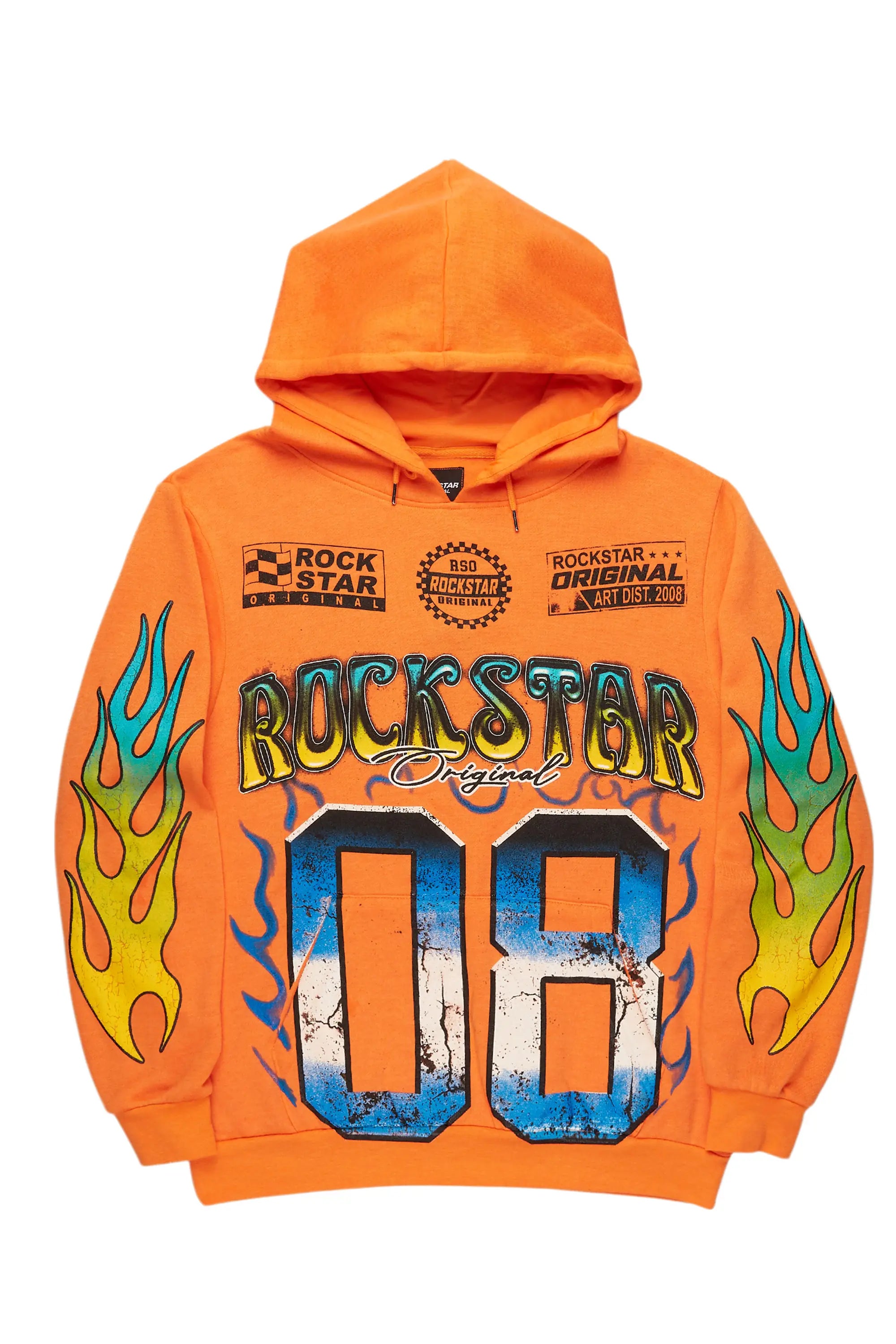 Quito Orange Graphic Hoodie - image 1