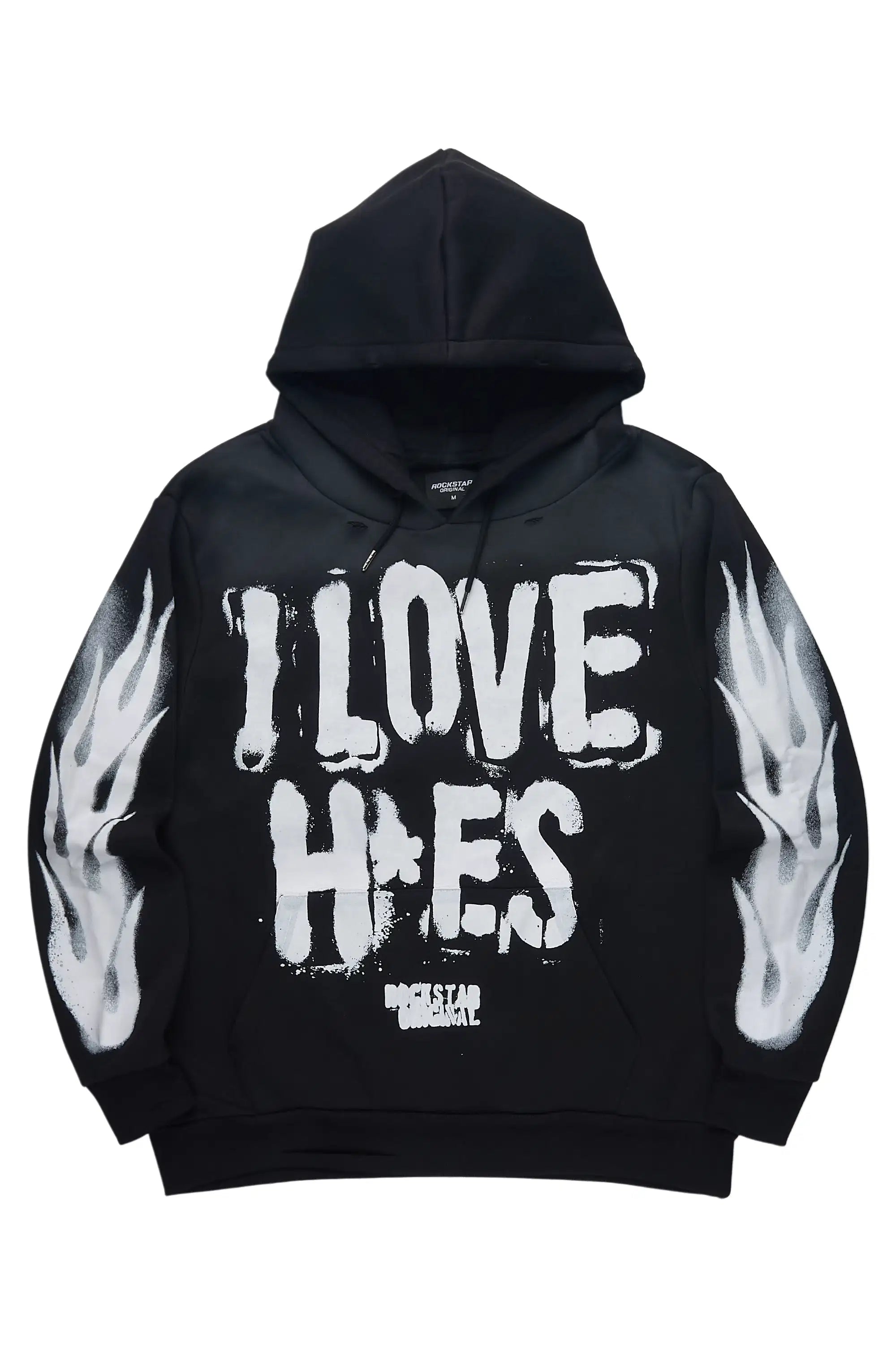 Banyan Black Graphic Relaxed Hoodie - image 1