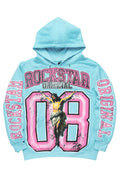 Fields Baby Blue Distressed Graphic Hoodie - image 1