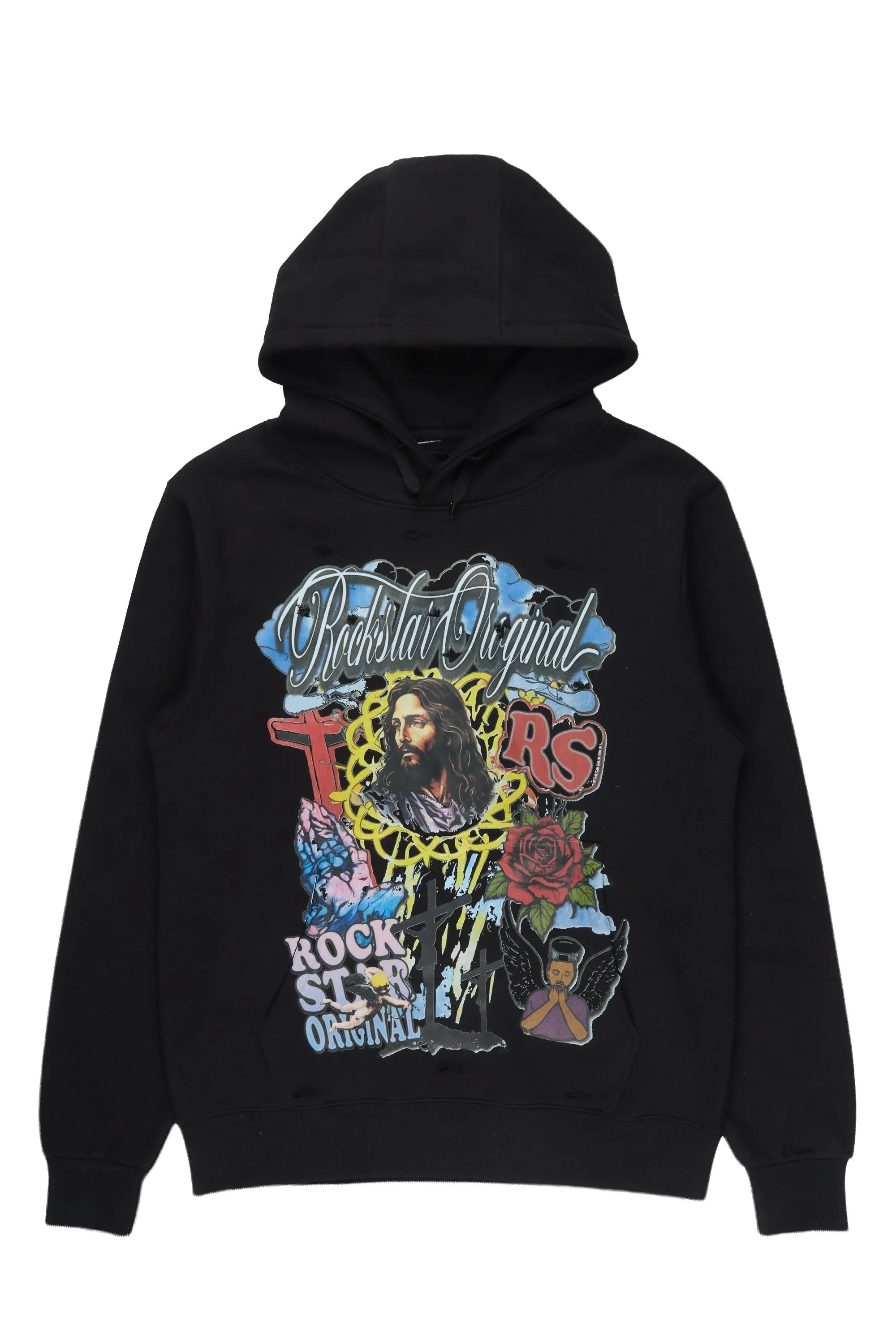 Ravion Black Graphic Hoodie - image 1
