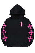Slaydr Black/Pink Graphic Hoodie - image 1