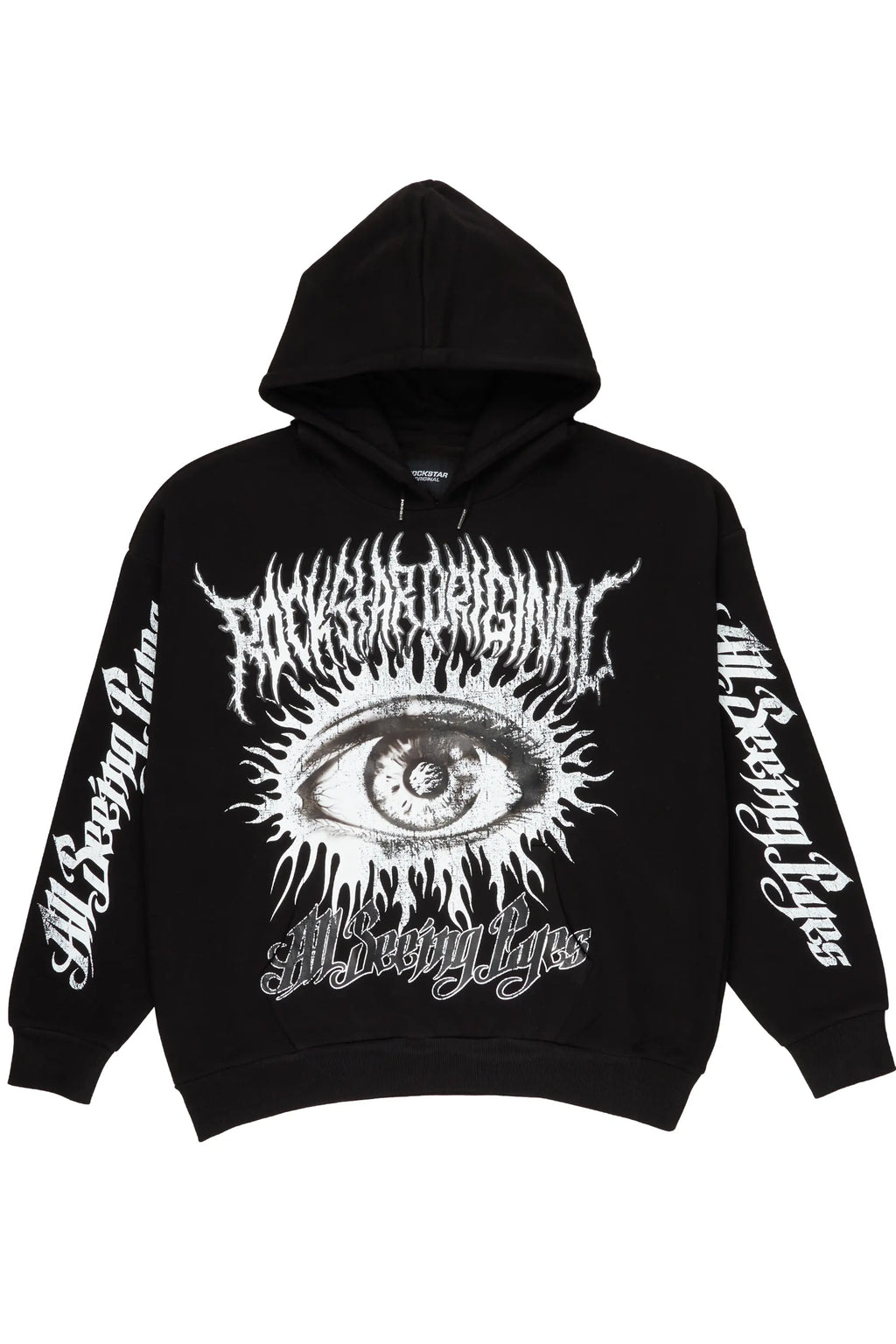All Seeing Eyes Black Graphic Hoodie - image 1