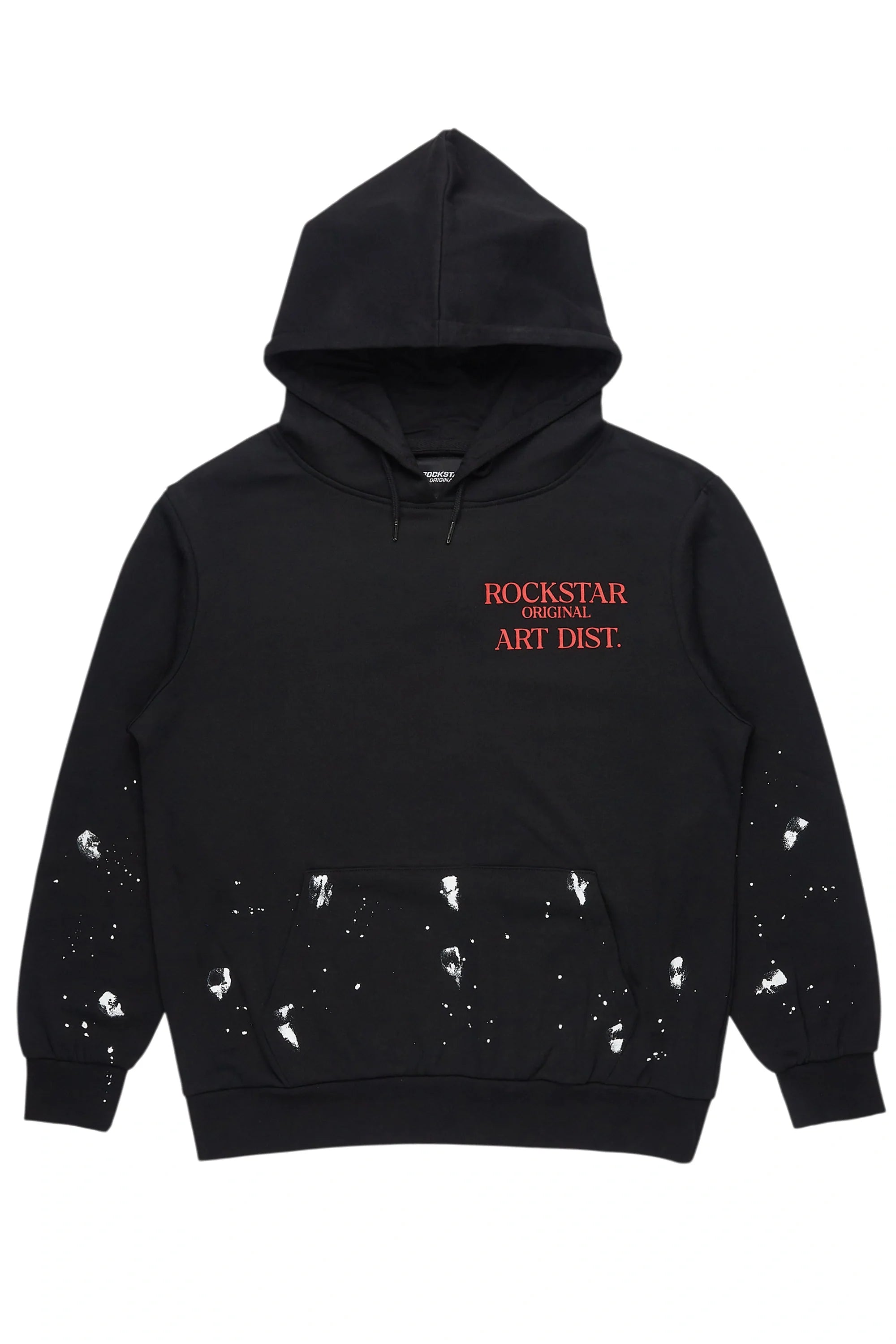 Raffer Black/Red Graphic Hoodie - image 1