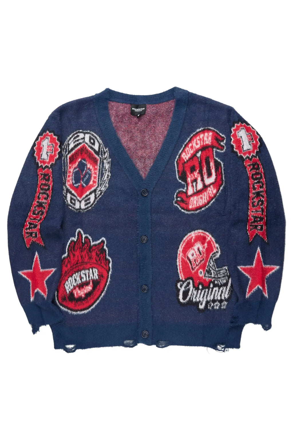 Rso Uni Navy Knit Sweater - image 2