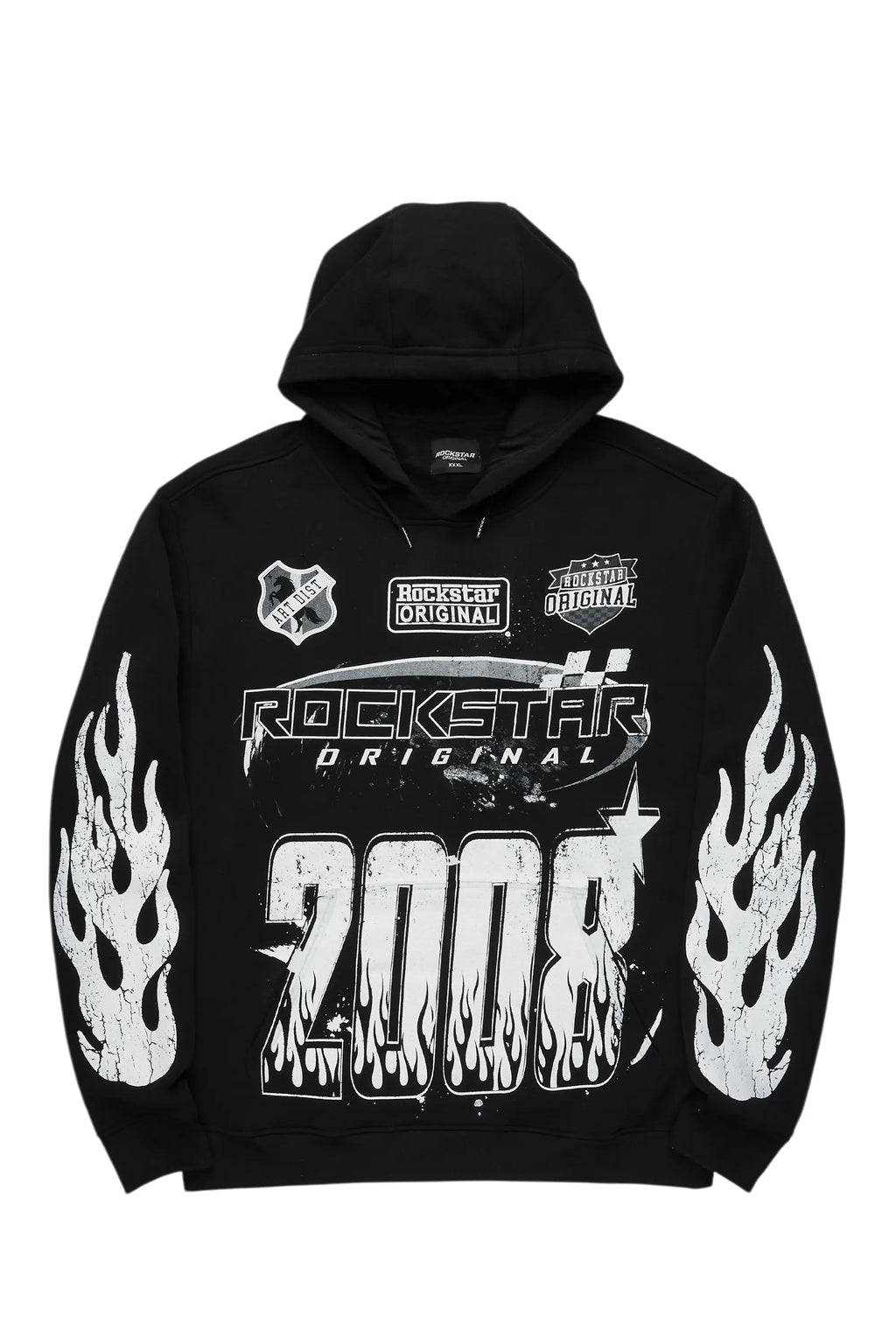 Amos Black Graphic Hoodie - image 1