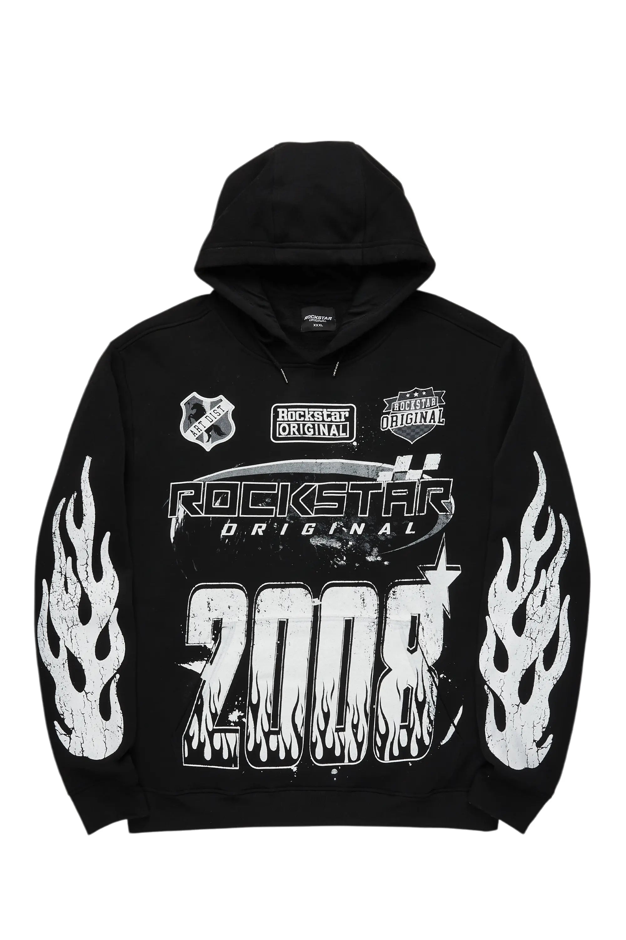 Amos Black Graphic Hoodie - image 1