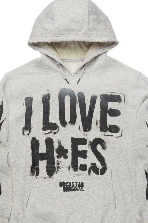 Banyan Heather Grey Distressed Graphic Hoodie - image 2