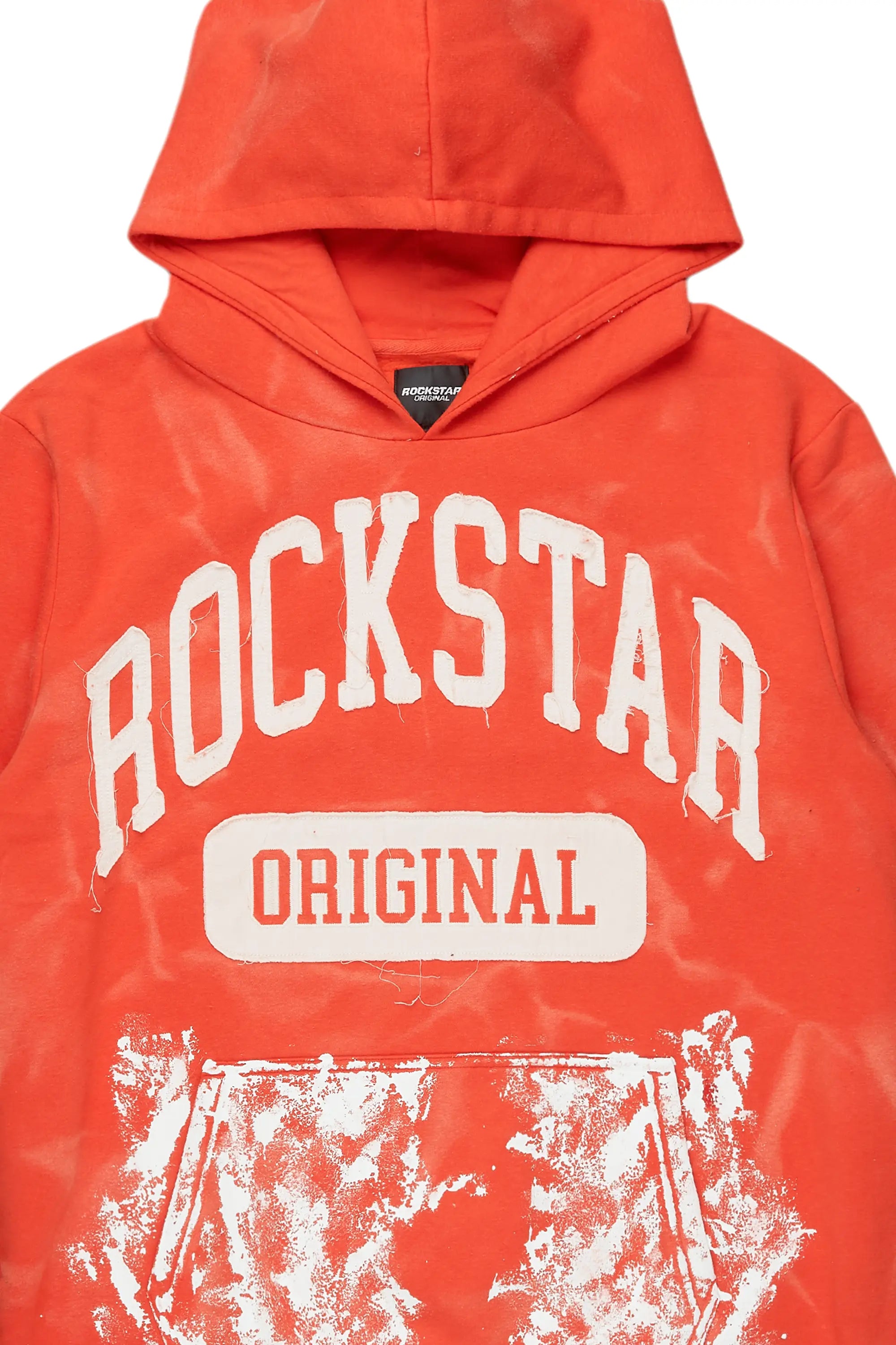 Karlo Orange Graphic Painter Hoodie - image 2