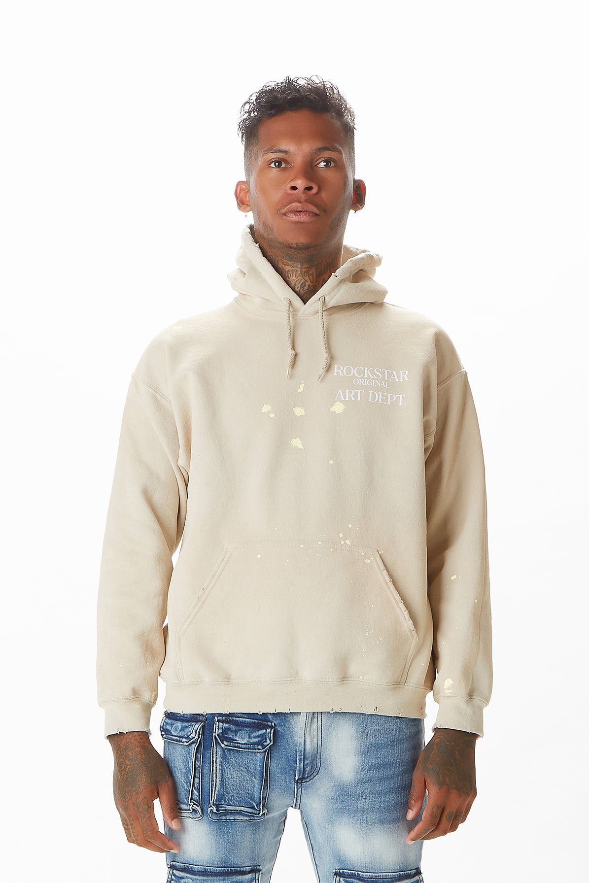 Art Dist. Beige Graphic Hoodie - image 2