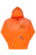 Rockstar Art Dist. Orange Graphic Hoodie - image 1