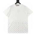 Louis Vuitton Monogram Crystal Gradient Knit Short Sleeve Top