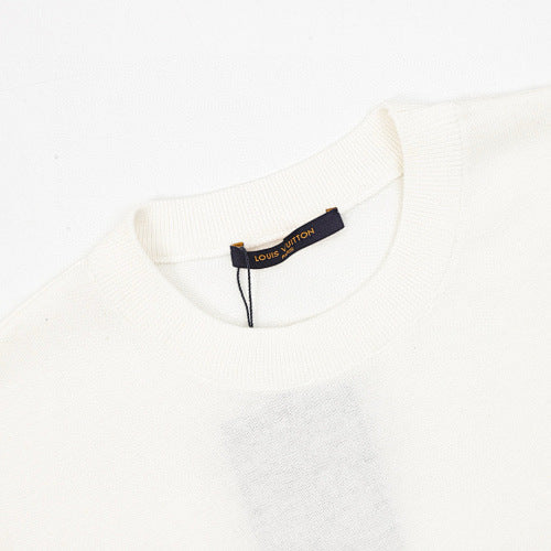 Louis Vuitton Monogram Crystal Gradient Knit Short Sleeve Top