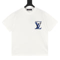 Louis Vuitton Distressed Towel Embroidery Short Sleeve T-Shirt