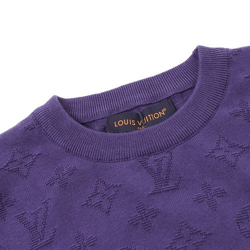 Louis Vuitton LV Monogram Jacquard Knit Short-Sleeve T-Shirt