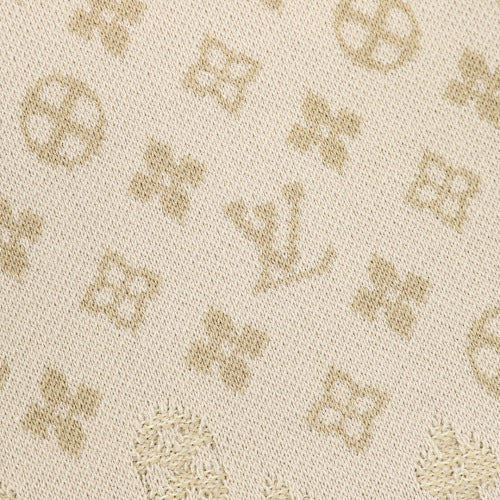 Louis Vuitton Allover Tonal Jacquard Knit Short Sleeve T-Shirt