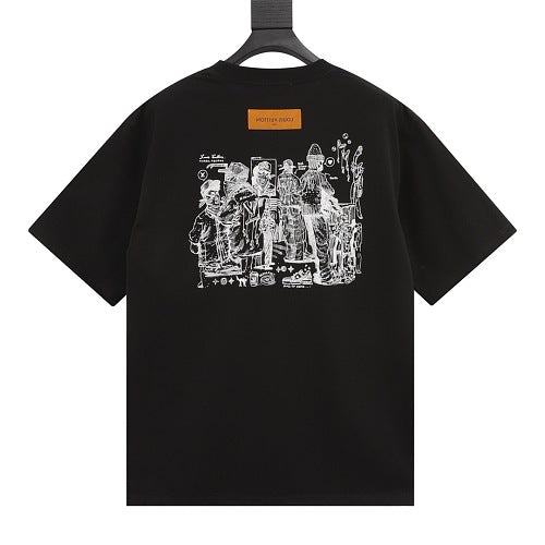 Louis Vuitton Staff Exclusive Puff Print Short-Sleeve T-Shirt