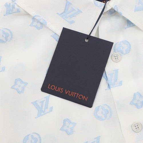 Louis Vuitton 25SS Monogram Jacquard All-Over Print Short Sleeve Shirt