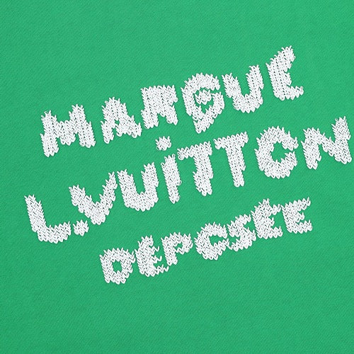 Louis Vuitton 26SS Embroidered Letter Short Sleeve T-Shirt