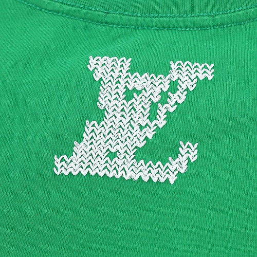 Louis Vuitton 26SS Embroidered Letter Short Sleeve T-Shirt