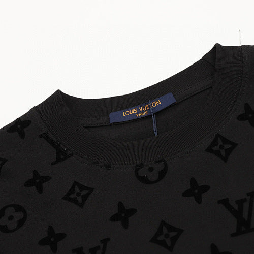 Louis Vuitton Allover Tonal Monogram Short Sleeve T-Shirt