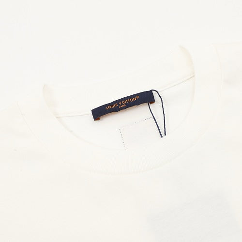 Louis Vuitton SS26 Handwritten LV Rhinestone Signature T-Shirt