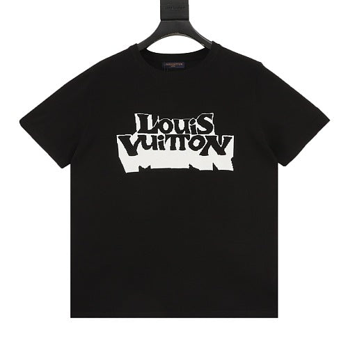 Louis Vuitton Letter Ghost Jacquard Knit T-Shirt