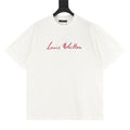 Louis Vuitton SS26 Multi-Layer LV Lettering Pink T-Shirt