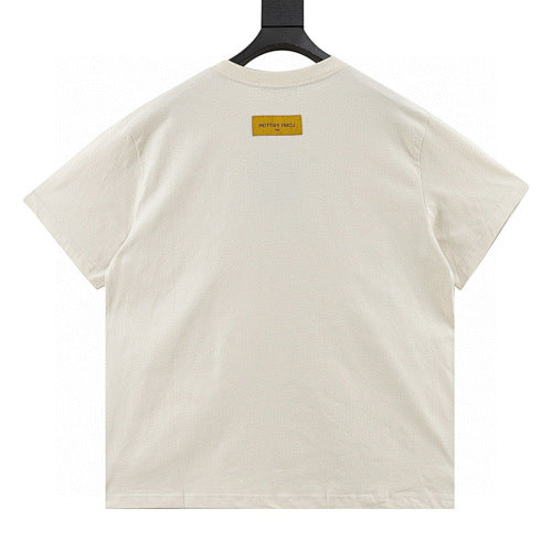 Louis Vuitton Pocket Leather Badge Short Sleeve T-Shirt