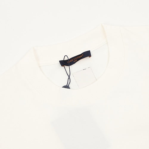 Louis Vuitton SS26 Vintage Fox Ribbon Badge Embroidered T-Shirt