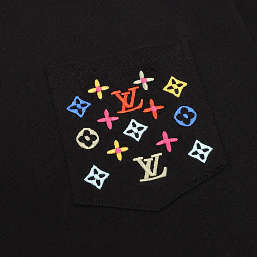 Louis Vuitton Pocket Seven-Color Embroidered T-Shirt
