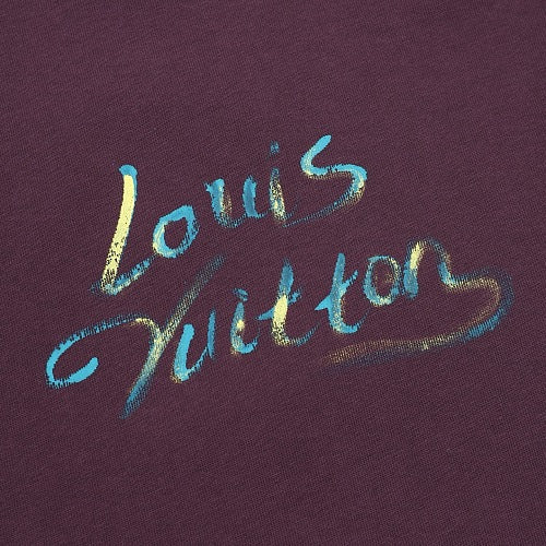 Louis Vuitton SS26 Watercolour Fireworks Spray Ink Print T-Shirt