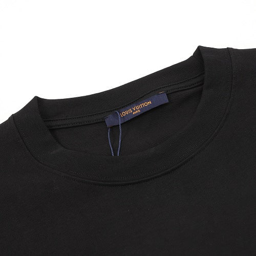 Louis Vuitton Graffiti Floral Print Short Sleeve T-Shirt