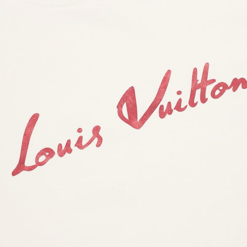 Louis Vuitton SS26 Multi-Layer LV Lettering Pink T-Shirt
