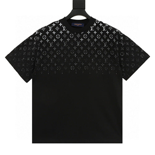 Louis Vuitton Classic Gradient Allover Logo Print Short Sleeve T-Shirt