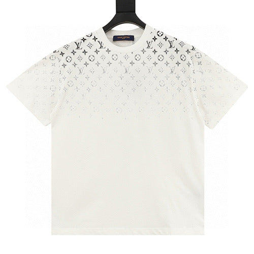 Louis Vuitton Classic Gradient Allover Logo Print Short Sleeve T-Shirt