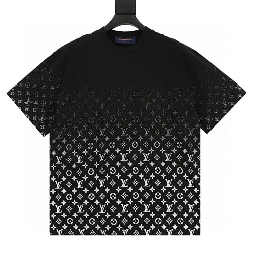 Louis Vuitton Classic Gradient Allover Logo Print Short Sleeve T-Shirt