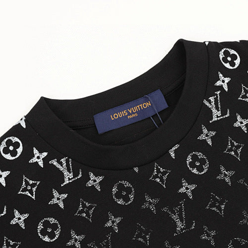 Louis Vuitton Classic Gradient Allover Logo Print Short Sleeve T-Shirt