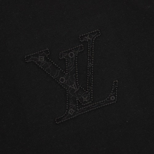 Louis Vuitton SS26 Tonal Monogram Arch Logo 3D Embroidered T-Shirt